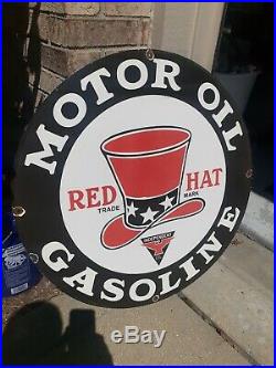 Reproduction  Sterling Motor Oil And Gas Station Sign