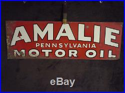 1931 Amalie Motor Oil Sign