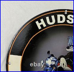 1932 Hudson Motor Oil Bugs Bunny Porcelain Enamel Sign