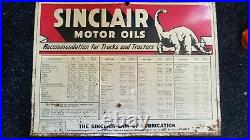 1936 sinclair pennsylvania motor oil sign