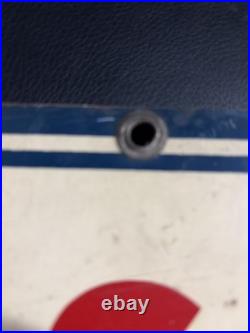 1942 Essolube Motor Oil Double Sided Sign Rare