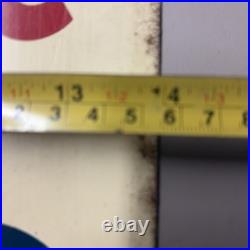 1942 Essolube Motor Oil Double Sided Sign Rare