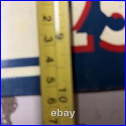 1942 Essolube Motor Oil Double Sided Sign Rare