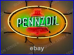 24 Pennzoil Motor Oil Gasoline Neon Sign Lamp Light HD Vivid Printing