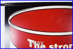 Amalie Pennsylvania Motor Oil Double Sided Tin Hanging Sign 34 Inches Tall