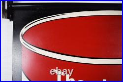 Amalie Pennsylvania Motor Oil Double Sided Tin Hanging Sign 34 Inches Tall