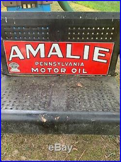 Amalie motor oil sign