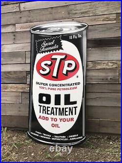 Antique Vintage Old Style STP Motor Oil Can