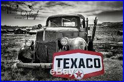 Antique Vintage Old Texaco Motor Oil Sign