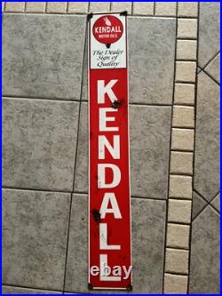 Antique style barn find look Kendall Motor Oil Dealer Sales Service Sign