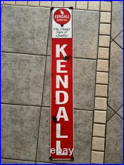 Antique style barn find look Kendall Motor Oil Dealer Sales Service Sign