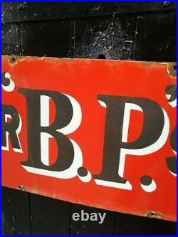 BP enamel sign vitreous BP Motor Spirit sign porcelain sign British Petroleum