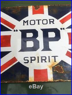 BP motor Oil Enamel Sign