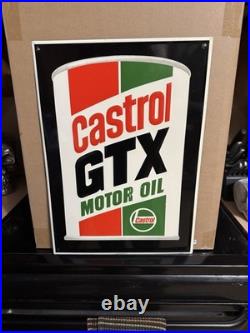 Castrol GTX Motor Oil Sign 1974