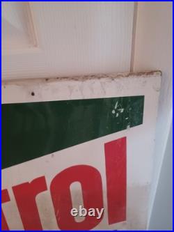 Castrol GTX Super Multi-Grade Motor Oil Embossed Authorized Dealer Metal Sign