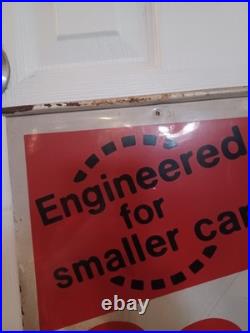 Castrol GTX Super Multi-Grade Motor Oil Embossed Authorized Dealer Metal Sign