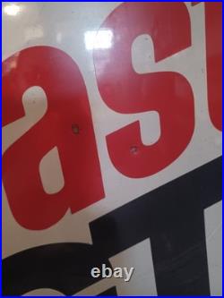 Castrol GTX Super Multi-Grade Motor Oil Embossed Authorized Dealer Metal Sign