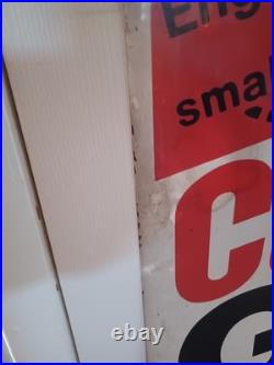 Castrol GTX Super Multi-Grade Motor Oil Embossed Authorized Dealer Metal Sign