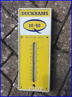 Duckhams 20-50 Motor Oil Thermometer Sign Not Enamel Sign