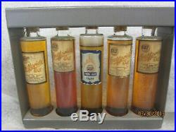 Early Gulf Gulfpride Aviation / Marine Motor Oil Bottle s Full