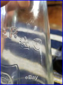 Early Original BP 1 liter Energol Motor Oil Bottle With Matching Spout