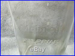 Early Original Gargoyle Mobiloil Artic Diamond Motor Oil Bottle