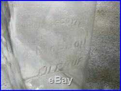 Early Original Gargoyle Mobiloil Artic Diamond Motor Oil Bottle