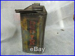 Early Original Red Top Motor Oil Half Gallon Slim Can