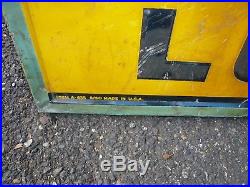 Early Tin SUNOCO A to Z Lubrication Sign MOTOR OIL SIGN Very Rare! 1941
