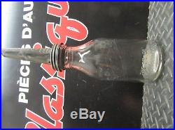 En-ar-co Glass Motor Oil Bottle Can Rare Gas Sign Enarco