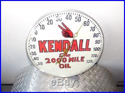 Excellent Original Kendall Motor Oil Thermometer