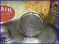 Exceptional Condition Scarce Bolivar 5qt Motor Oil Can Allegany Refiners Sign