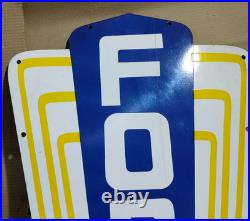 Ford Porcelain Enamel Sign 40 x 20 Inches 1 Sided