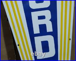 Ford Porcelain Enamel Sign 40 x 20 Inches 1 Sided