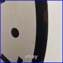 Gulf Enamel Sign Ø 50cm (19.7) Retro Motor Oil Collector Vintage Wall Decor