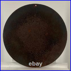 Gulf Enamel Sign Ø 50cm (19.7) Retro Motor Oil Collector Vintage Wall Decor