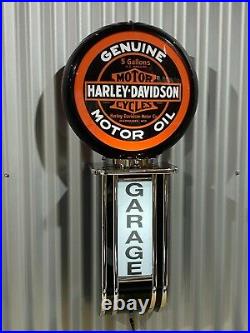 Harley Davidson Motor Oil Bar Light Up Premium Garage Sign Light Led