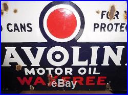 Havoline Motor Oil Porcelain Sign
