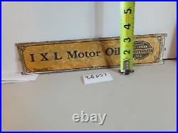 IXL Motor Oil Sign Display Pennsylvania Motor Oil Vintage gas 28D57