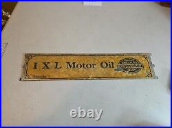 IXL Motor Oil Sign Display Pennsylvania Motor Oil Vintage gas 28D57