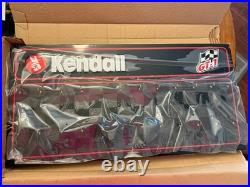 Kendall GT-1 Motor Oil Embossed Aluminum Service Station Key Check Sign 24x 12