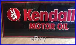 Kendall Motor Oil Advertising Framed Sign