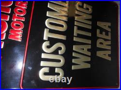 Kendall Motor Oil Sign Embossed 24 Gas Station Motor Oil Customer Waiting Area