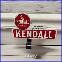 Kendall Motor Oils The Dealer Sign Of Quality Sign Tag Topper