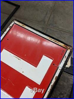 Kendall motor oil sign. Service station gas oil 72 inch ORIGINAL