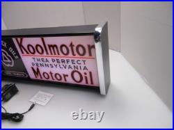 Koolmotor Motor Oil LED Display lighted sign lightbox Wall hanging Light