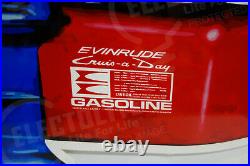 LARGE Evinrude boat motor SIGN STEEL marine Texas gas oil 30 BY 24 3/4 NICE