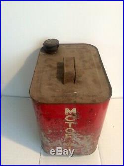 LARKIN Co Motor Oil Can RARE Made in BUFFALO NY Advertisement Ad Sign Gas Chief