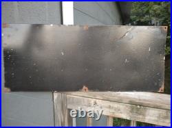 Large Vintage Gulf Dealer Motor Oil Porcelain Gasoline Service Station Sign 3ft