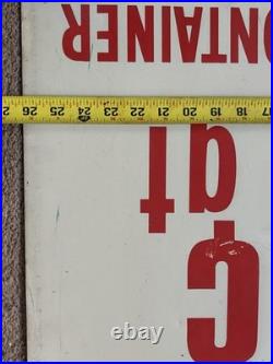 Martin Motor Oil MARCO Metal Sign Original SST Gas Station Chicago Antique Old